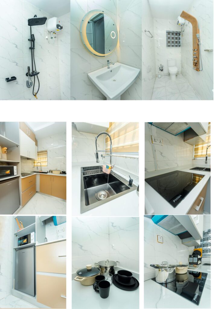 Serviced apartment in Ibadan-Alakia IB2 Kitchen-&-Toilet1